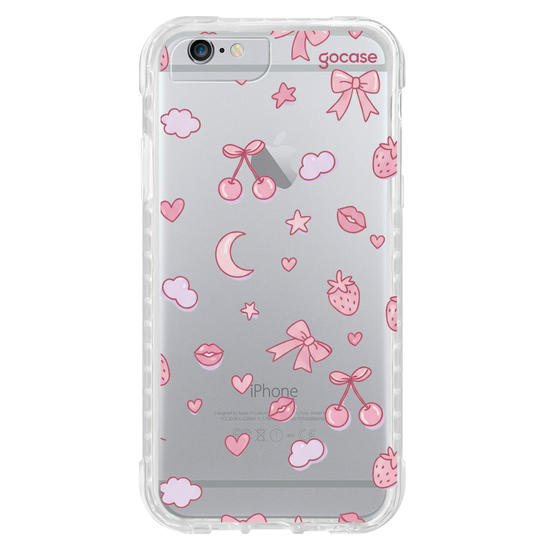 Capinha para celular  Rabiscos Coquette