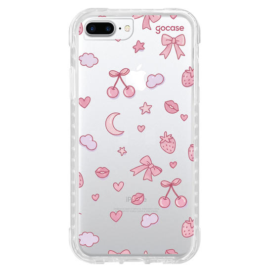 Capinha para celular  Rabiscos Coquette