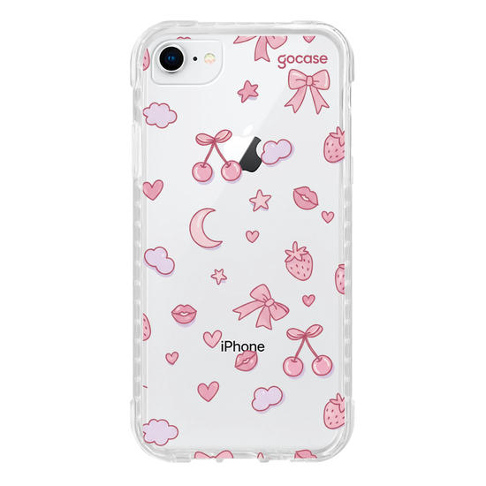 Capinha para celular  Rabiscos Coquette