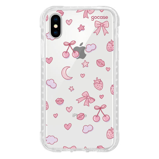Capinha para celular  Rabiscos Coquette