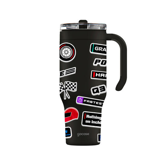 Copo Térmico Life -  Racing Mode Sticker