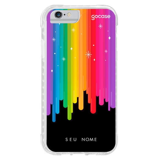 Capinha para celular Rainbow And Stars