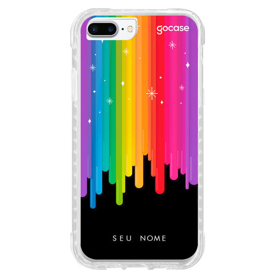 Capinha para celular Rainbow And Stars