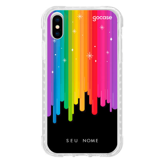 Capinha para celular Rainbow And Stars