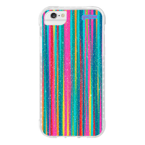 Capinha para celular  Rainbow Stripes