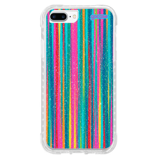 Capinha para celular  Rainbow Stripes