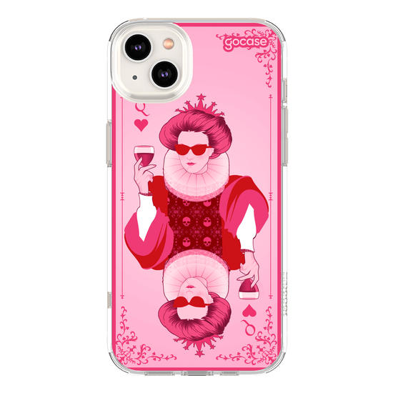 Capinha para celular  Rainha de Copas Pink