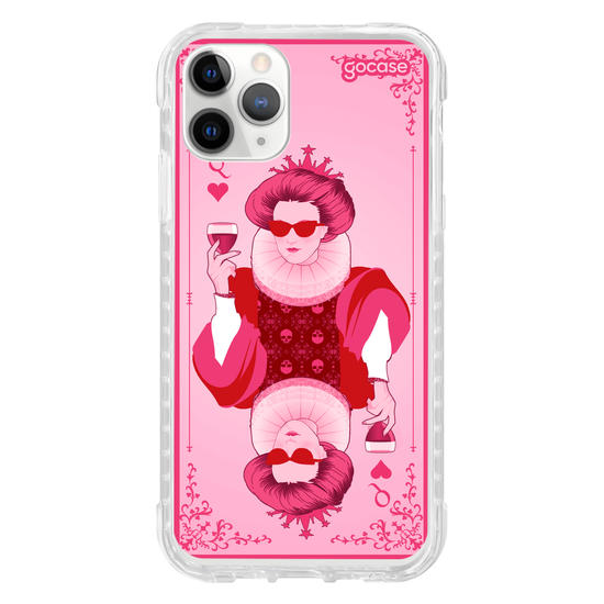 Capinha para celular  Rainha de Copas Pink