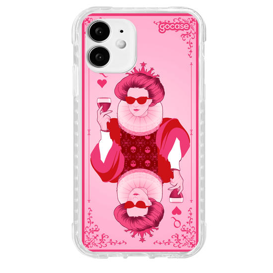 Capinha para celular  Rainha de Copas Pink