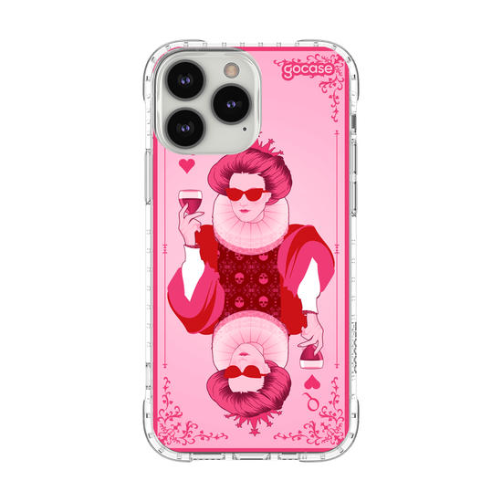 Capinha para celular  Rainha de Copas Pink