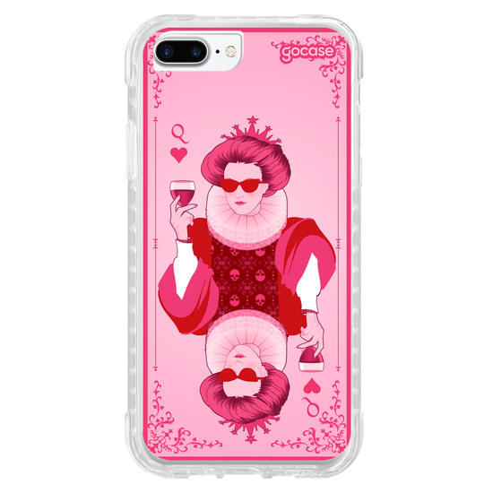 Capinha para celular  Rainha de Copas Pink