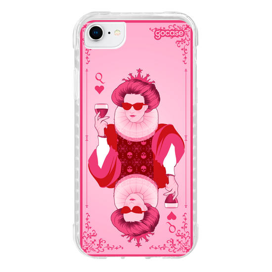 Capinha para celular  Rainha de Copas Pink