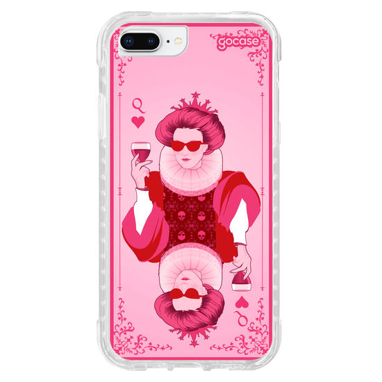 Capinha para celular  Rainha de Copas Pink