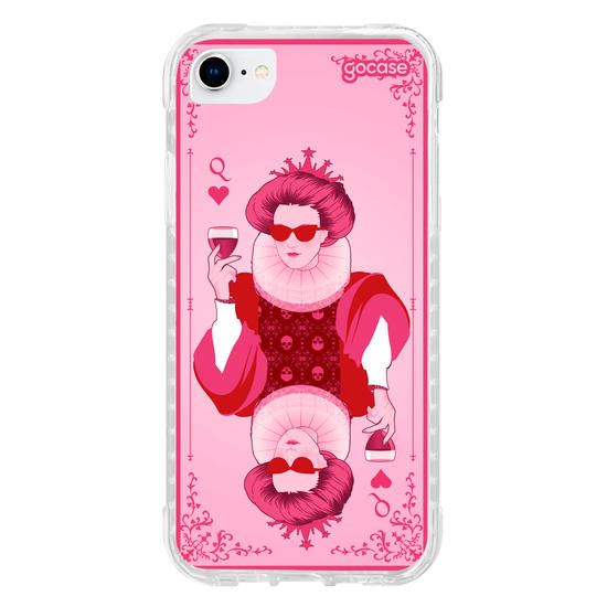 Capinha para celular  Rainha de Copas Pink
