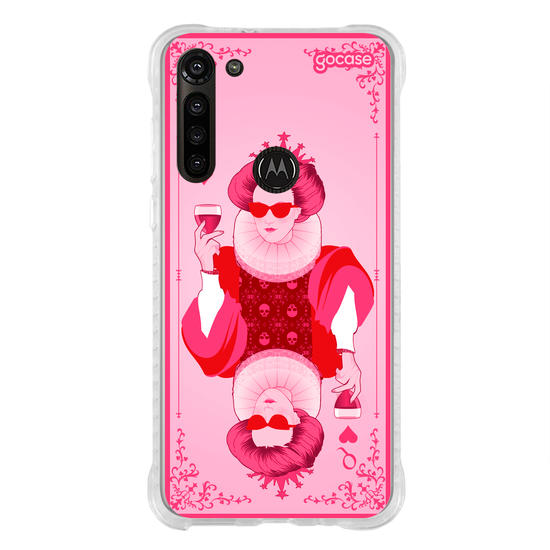 Capinha para celular  Rainha de Copas Pink