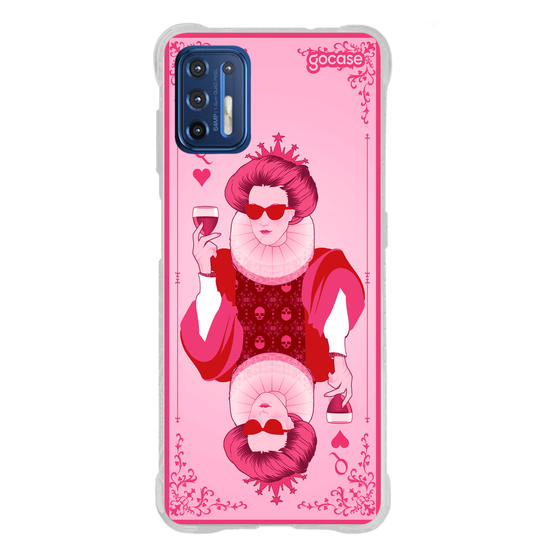 Capinha para celular  Rainha de Copas Pink