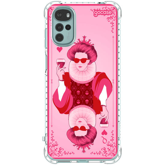 Capinha para celular  Rainha de Copas Pink