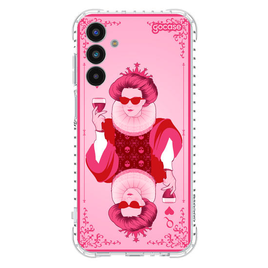 Capinha para celular  Rainha de Copas Pink