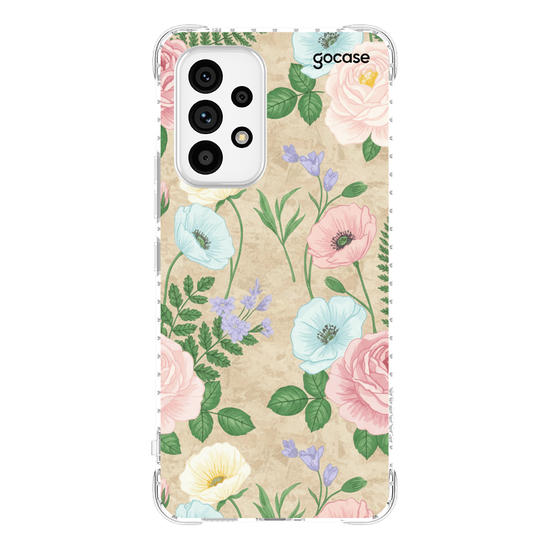 Capinha para celular  Ramos de Rosas Vintage