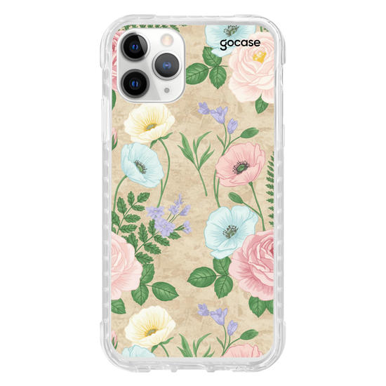 Capinha para celular  Ramos de Rosas Vintage