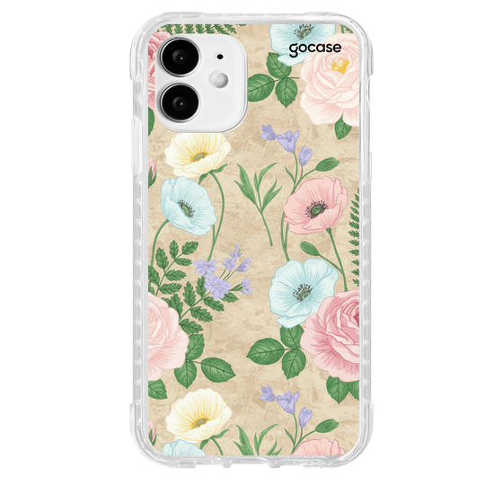 Capinha para celular  Ramos de Rosas Vintage