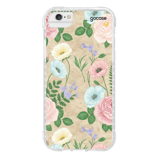 Capinha para celular  Ramos de Rosas Vintage