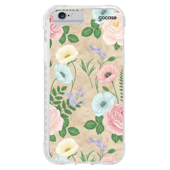 Capinha para celular  Ramos de Rosas Vintage