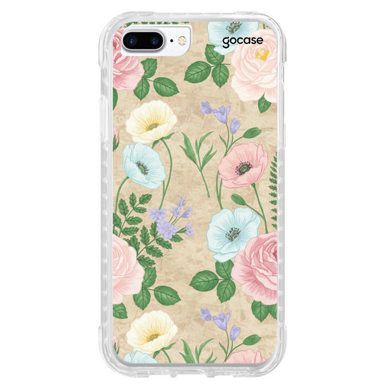 Capinha para celular  Ramos de Rosas Vintage