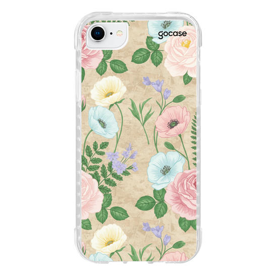 Capinha para celular  Ramos de Rosas Vintage