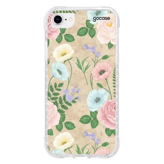 Capinha para celular  Ramos de Rosas Vintage