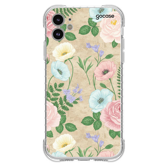 Capinha para celular  Ramos de Rosas Vintage