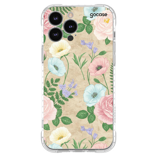 Capinha para celular  Ramos de Rosas Vintage