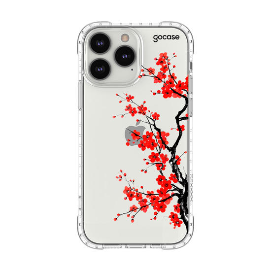 Capinha para celular  Ramos Laterais - Flor de Ameixa