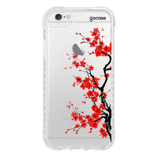 Capinha para celular  Ramos Laterais - Flor de Ameixa