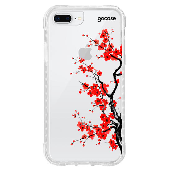 Capinha para celular  Ramos Laterais - Flor de Ameixa