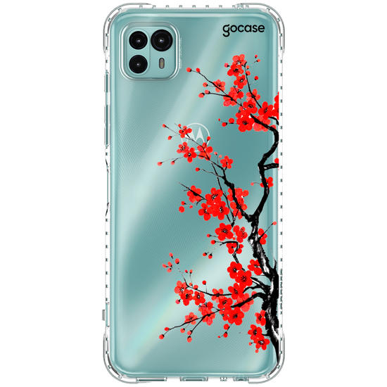 Capinha para celular  Ramos Laterais - Flor de Ameixa