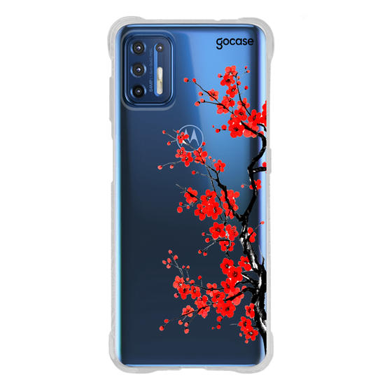 Capinha para celular  Ramos Laterais - Flor de Ameixa