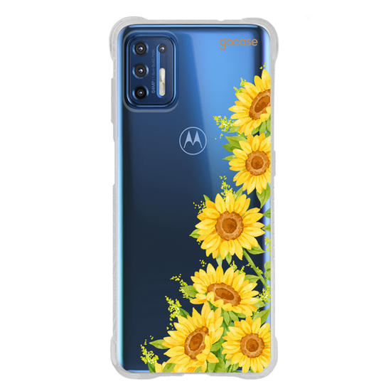 Capinha para celular Ramos Laterais Girassol