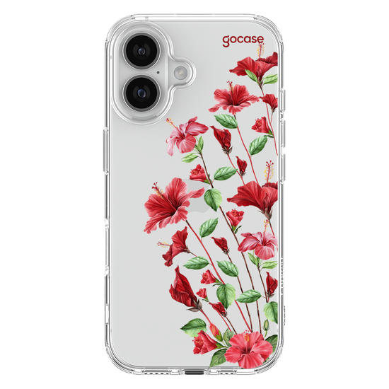 Capinha para celular  Ramos Laterais Hibisco