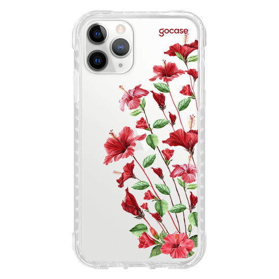 Capinha para celular  Ramos Laterais Hibisco