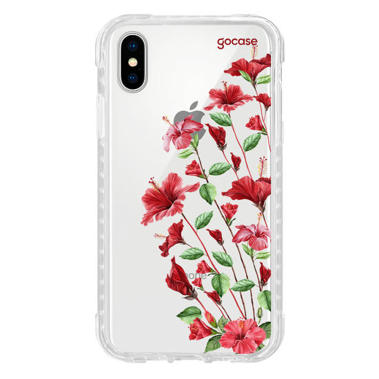 Capinha para celular  Ramos Laterais Hibisco