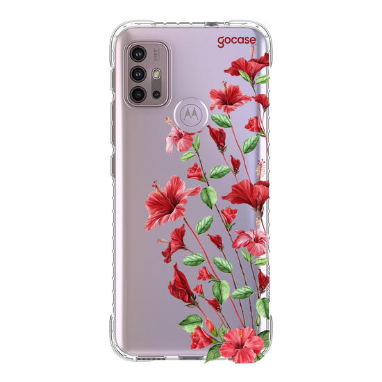 Capinha para celular  Ramos Laterais Hibisco