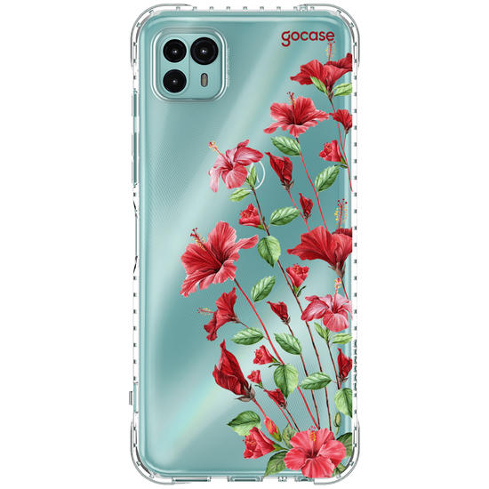 Capinha para celular  Ramos Laterais Hibisco
