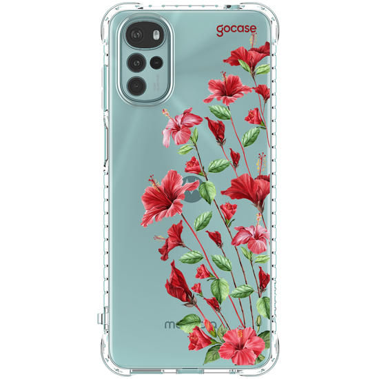 Capinha para celular  Ramos Laterais Hibisco