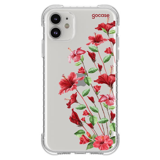 Capinha para celular  Ramos Laterais Hibisco