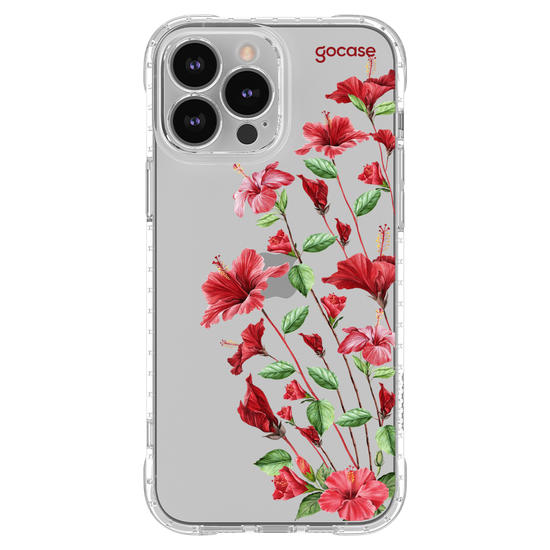 Capinha para celular  Ramos Laterais Hibisco