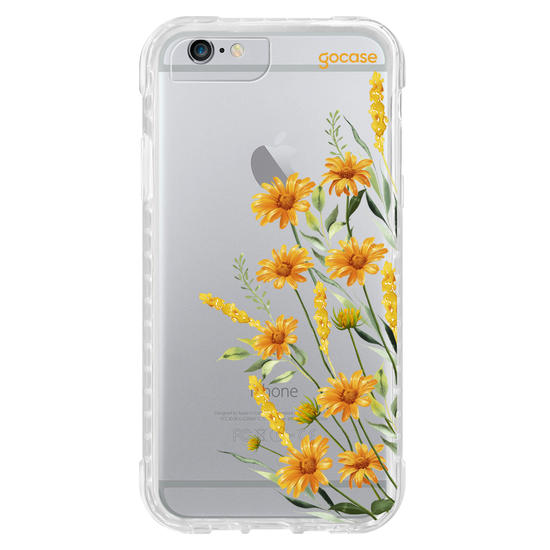 Capinha para celular Ramos Laterais Margaridas