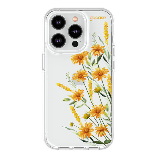 Capinha para celular Ramos Laterais Margaridas