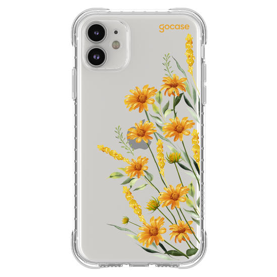 Capinha para celular Ramos Laterais Margaridas