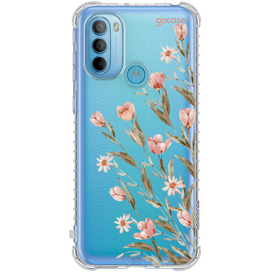 Capinha para celular  Ramos Laterais Tulipa